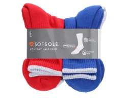 Sof Sole 5pack Comfort Crew