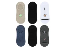 Steve Madden 6 Pack Women Sneaker Liner Socks