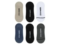 Steve Madden 6 Pack Women Sneaker Liner Socks