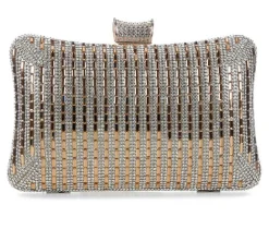 Vanessa Crystal Curve Clutch
