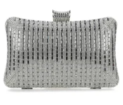 Vanessa Crystal Curve Clutch