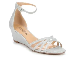 Women's American Glamour BadgleyM Jemi Special Occasion Wedge Sandals