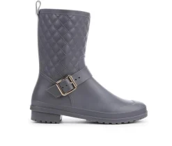 Women's Capelli New York Solid Quilted Rain Boots