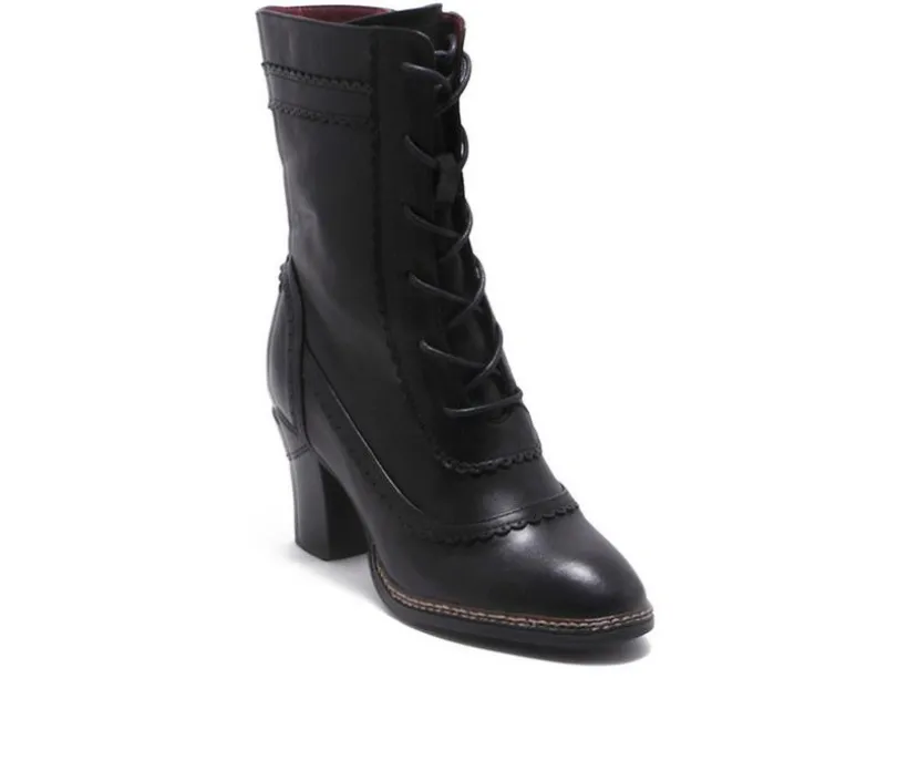 Women's Chelsea Crew Glimpse Mid Calf Lace Up Heeled Boots