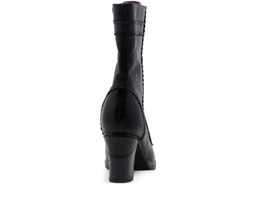 Women's Chelsea Crew Glimpse Mid Calf Lace Up Heeled Boots