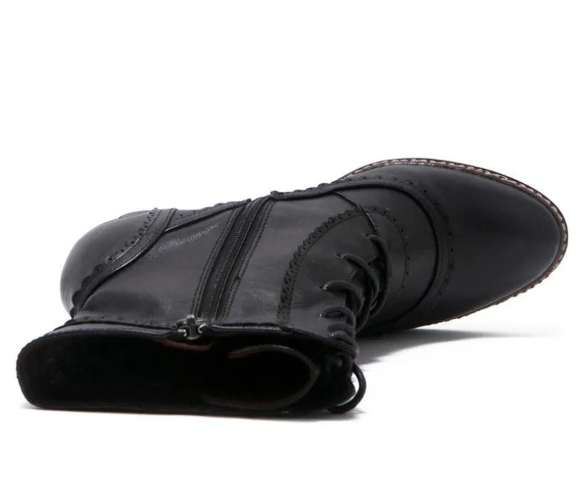 Women's Chelsea Crew Glimpse Mid Calf Lace Up Heeled Boots