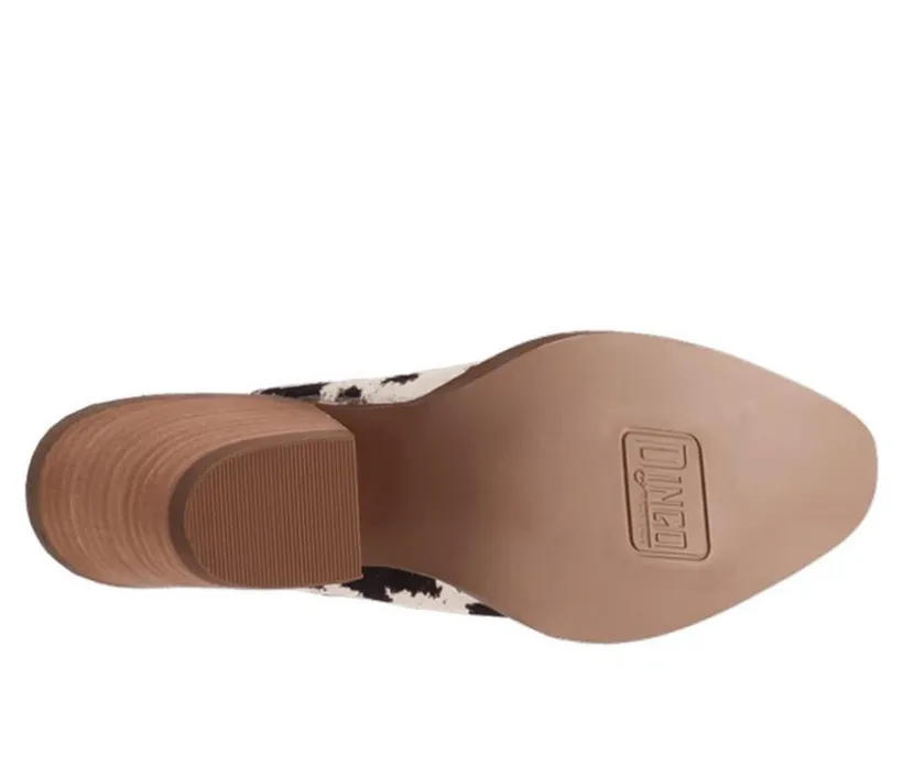 Women's Dingo Boot Calico Heeled Mules