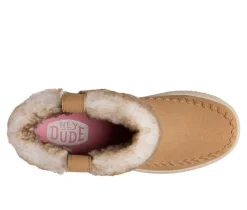 Women's HEYDUDE Camden Cuff Classic Cozy Booties