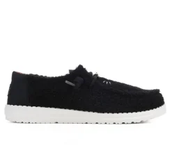 Women's HEYDUDE Wendy Black Cat