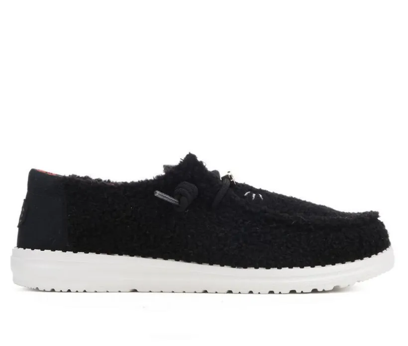 Women's HEYDUDE Wendy Black Cat