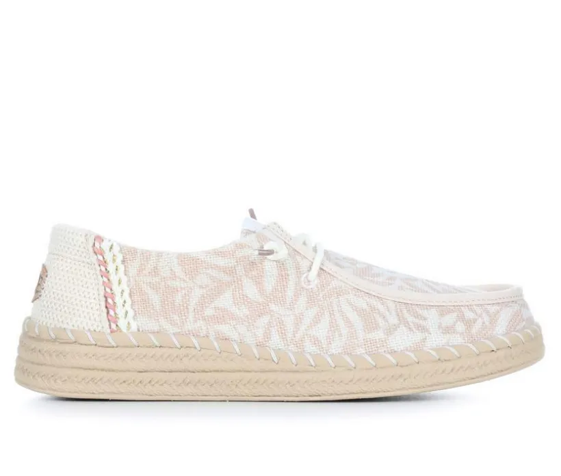 Women's HEYDUDE Wendy Espadrille Retro Palm Casual Shoes