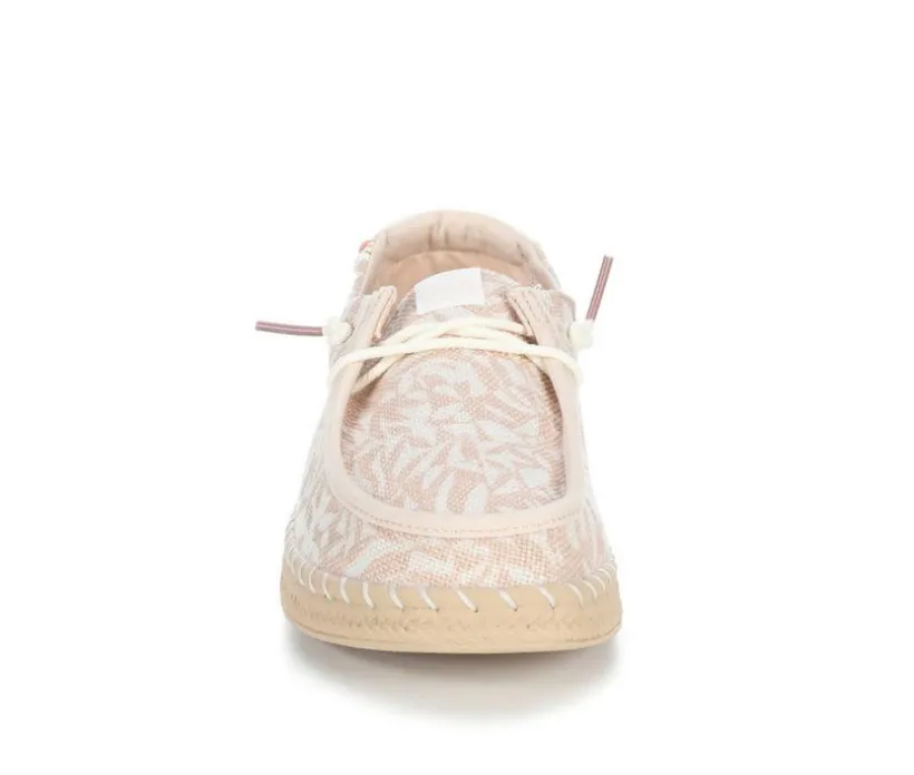 Women's HEYDUDE Wendy Espadrille Retro Palm Casual Shoes