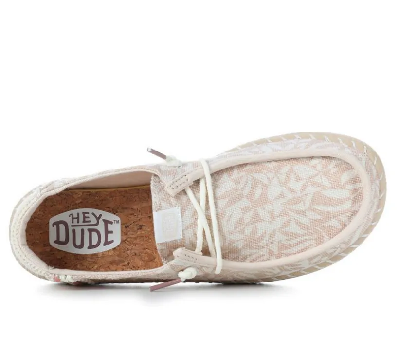 Women's HEYDUDE Wendy Espadrille Retro Palm Casual Shoes