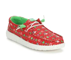 Women's HEYDUDE Wendy Holiday Sweater Slip-on Shoes