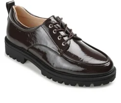 Women's Journee Collection Zina Lugged Oxfords