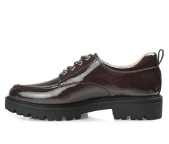 Women's Journee Collection Zina Lugged Oxfords