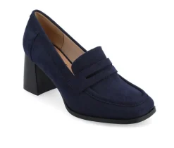 Women's Journee Collection Malleah Block Heel Loafers