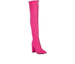 Women's London Rag Ronettes Over The Knee Heeled Boots