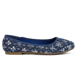 Women's London Rag Sujet Flats