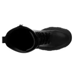 Women's London Rag Tatum Mid Calf Combat Boots