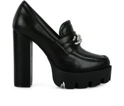 Women's London Rag Y2K High Platform Heeled Loafers
