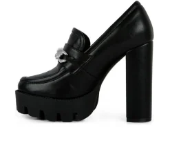 Women's London Rag Y2K High Platform Heeled Loafers