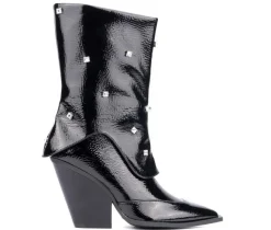 Women's Olivia Miller Bling Mid Calf Booties