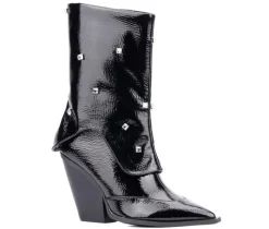 Women's Olivia Miller Bling Mid Calf Booties