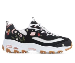 Women's Skechers 150553 Dlites Floral Sneakers