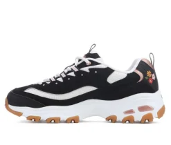 Women's Skechers 150553 Dlites Floral Sneakers