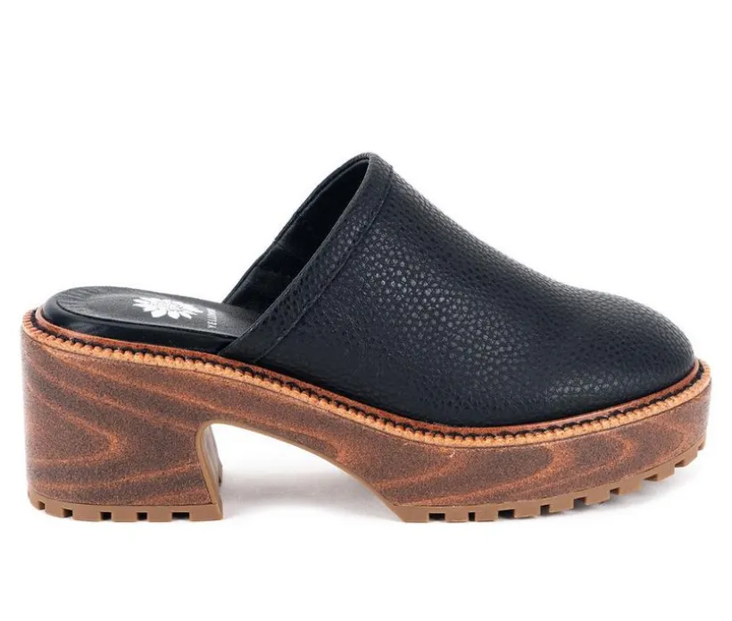 Women's Yellow Box Baylor Platform Clogs