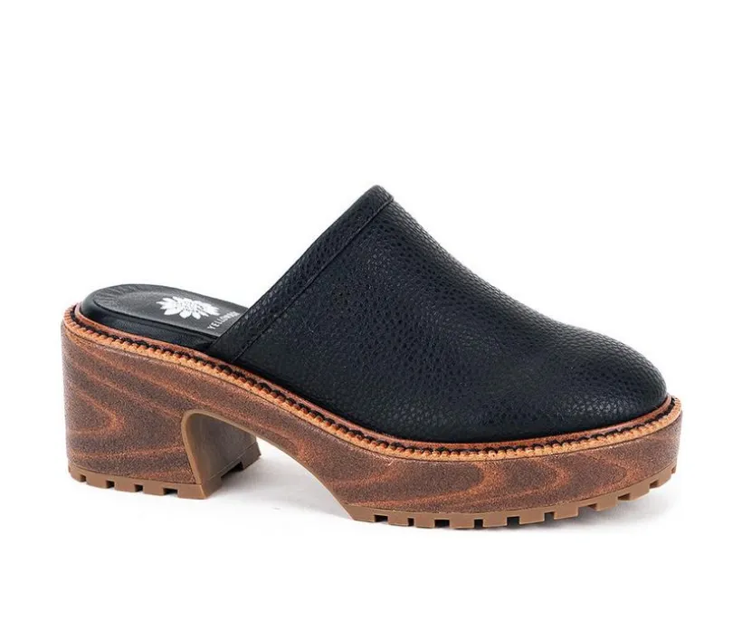 Women's Yellow Box Baylor Platform Clogs