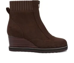 Women's Yellow Box Corado Wedge Booties