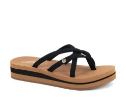 Women's Yellow Box Misaki Flip-Flops