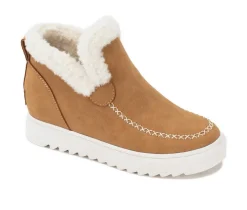 Women's Yellow Box Moritz Shearling Wedge Boots