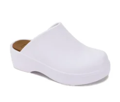 Women's Yellow Box Zippy Platform Clogs