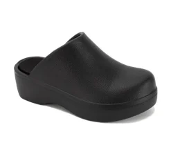 Women's Yellow Box Zippy Platform Clogs